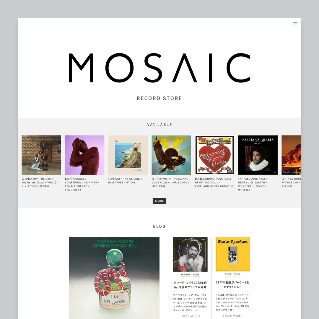 MOSAIC - Website Design